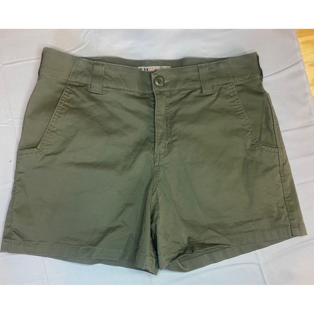 5.11 Tactical Utility Shorts Women 8 Olive Green Excellent Cotton Stretch 63321